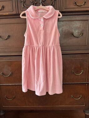 Minnow French Terry Collared Dress